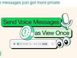 Fitur Sekali Dengar Voice Messages WhatsApp Hadir!