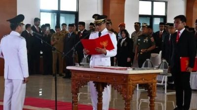 Gubernur Sulbar Lantik Muhammad Zain Pj Bupati Mamasa