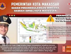 BMKG Prediksi Makassar Berstatus Siaga Cuaca Ekstrem