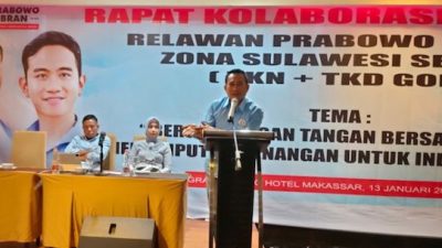 Survei Relawan Golf Prabowo-Gibran di Sulsel