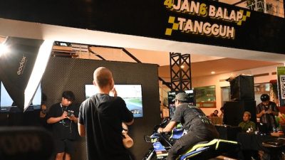 Pertamina Lubricants-Celloszxz Bawa Tantangan Balapan Simulator MotoGp di Makassar