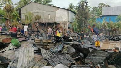 3 Rumah di Jeneponto Terbakar, Kerugian Ditaksir Rp 300 Juta