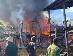 Dua Rumah Warga di Jeneponto Terbakar, Kerugian Ditaksir Rp 575 Juta