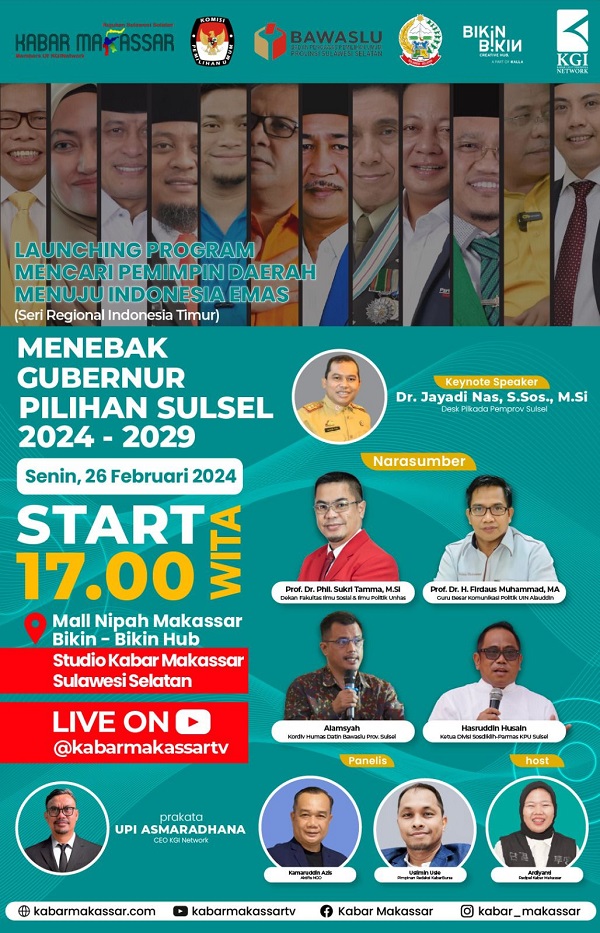 KGI Launching Program Mencari Pemimpin Daerah Menuju Indonesia Emas!