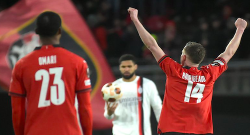 Rennes Menang 3-2 Atas AC Milan