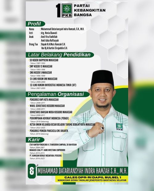 Indra Hamzah : Pengacara Hebat yang Berjuang untuk Sulsel di DPR RI