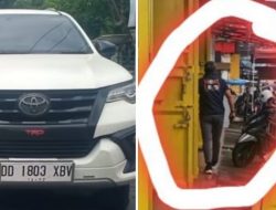 Gunakan Plat Gantung, Polres Gowa Tilang Mobil Mantan Wabup Jeneponto