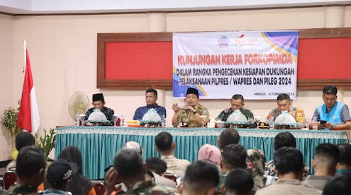 Sukseskan Pemilu 2024, Kecamatan Bantaeng Jadi Pusat Terakhir Pelaksanaan Monitoring