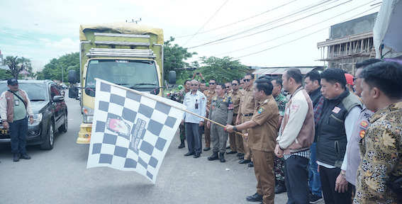 Pj Bupati Jeneponto Resmi Lepas Logistik Pemilu 2024