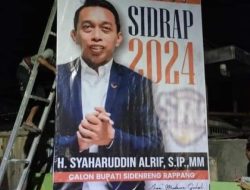 Maju Pilkada Sidrap, Syahruddin Alrif Mulai Sebar Baliho
