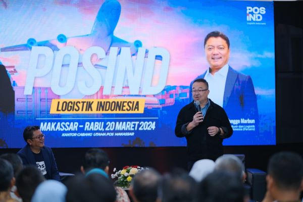 Hadir di Makassar, Pos Indonesia Komitmen Penuhi Kebutuhan Logistik Masyarakat