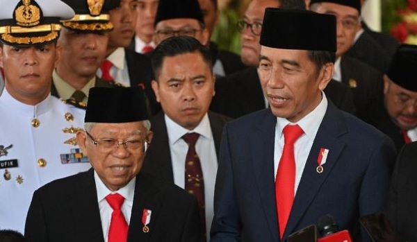 Jokowi Tunjuk Ma'ruf Amin Jadi Plt Presiden