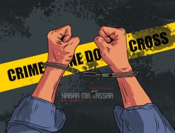 Polisi Akhirnya Ringkus Pelaku Penikaman di Jalan Goa Ria Makassar