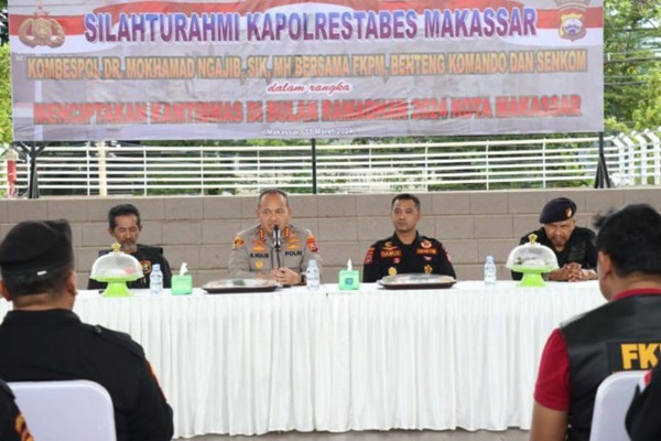 Kapolrestabes Makassar Ajak Masyarakat Jaga Kamtibmas