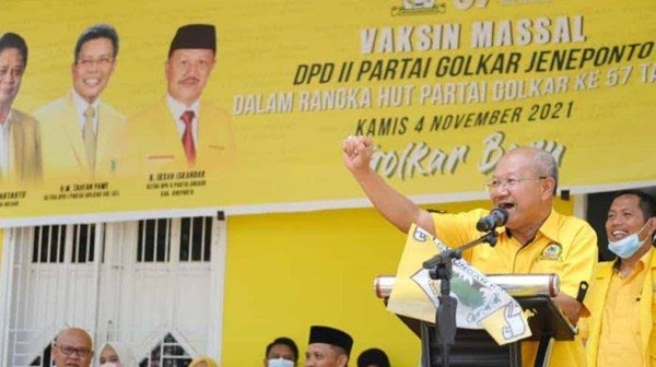 Ketua DPD Partai Golkar Kabupaten Jeneponto, Iksan Iskandar