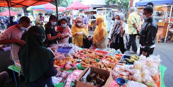 Tingkatkan Perekonomian, Desa Pemdes Batang Gelar Pasar Ramadan