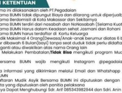 Pulang Kampung Gratis Bersama Pegadaian, Segera Penuhi Persyaratannya!