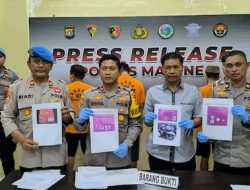 Polres Majene Berhasil Amankan 4 Pelaku Penyalahguna Narkoba