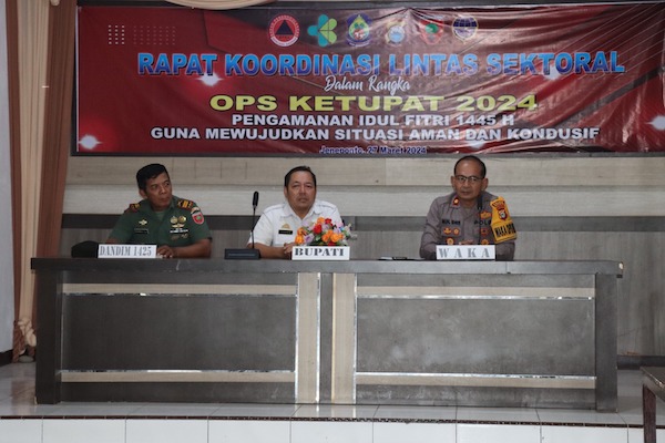 Jelang Operasi Ketupat, Polres Jeneponto Gelar Rakor Persiapan Mudik