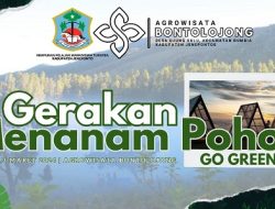 Ribuan Bibit Pohon Bakal Ditanam di Puncak Agrowisata Bontolojong Jeneponto