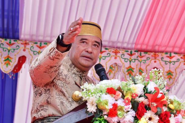 Pj Gubernur Sulsel Hadiri Prosesi Mattompang Arajang di Bone