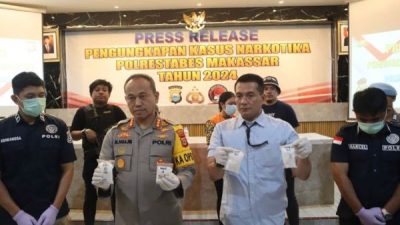 Satuan Narkoba Polrestabes Makassar Gagalkan Peredaran Sabu Jenis Baru