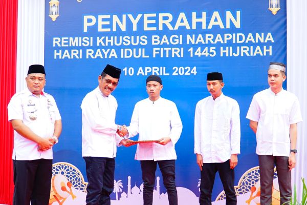 5.931 Warga Binaan di Sulsel Terima Remisi Lebaran Idulfitri 1445H