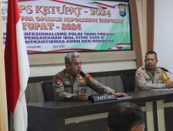 Jelang Mudik Lebaran, Kapolres Jeneponto Gelar Rapat Pra Operasi Ketupat 2024