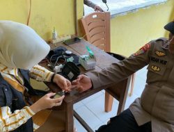 Pemeriksaan Kesehatan Gratis, Poliklinik Polres Jeneponto Sambangi Sejumlah Posko Pengamanan