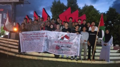 Puluhan Pemuda dan Mahasiswa Gelar Peringatan Al Quds di Mamuju