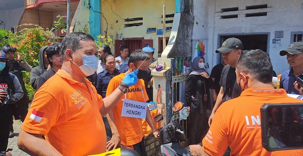 51 Adegan Diperagakan Dalam Rekonstruksi Suami Bunuh Istri di Makassar