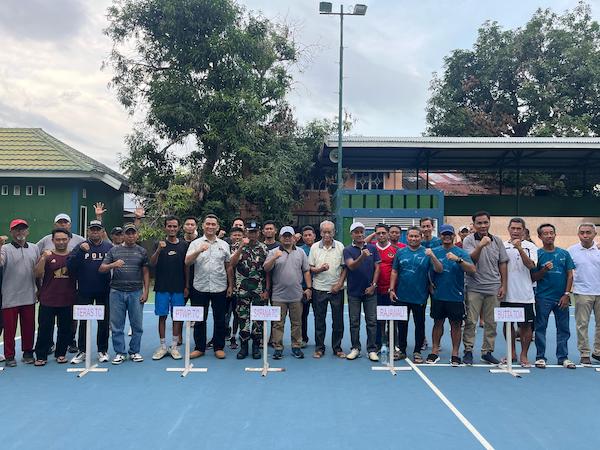 Pj Bupati Buka Turnamen Tenis Lapangan TAU Bantaeng Cup 2024