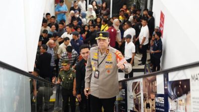 Dampingi Presiden Saat di Mall Matos, Kapolda Sulbar Terus Pastikan Keamanan Terjaga