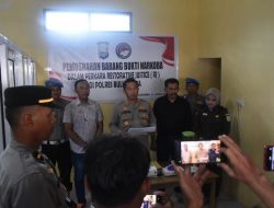 Polres Bulukumba Musnahkan Barang Bukti Narkoba Perkara Restorative Justice