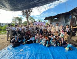 Global Youth Service Day, SMA Bosowa School Makassar Adakan Bakti Sosial