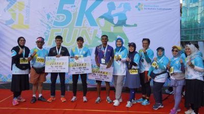 HUT ke-31 Tahun, RS Wahidin Sudirohusodo Gelar Fun Run 5 Kilometer