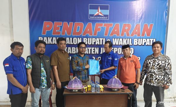 Kembalikan Formulir Pendaftaran Cakada, Tim MSP Optimis Raih Kursi Partai Demokrat