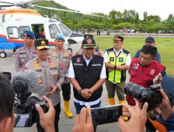 Pj Gubernur Lakukan Pantauan Udara di Wilayah Terdampak Banjir dan Longsor