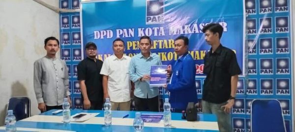 Siap Bertarung di Pilwali Makassar, Najmuddin Daftar ke PAN