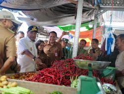 Pj Gubernur Sulbar, Tinjau Ketersediaan Pasokan di Pasar Smart Pasangkayu
