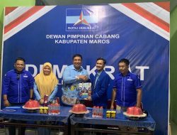 Pilkada Maros, Chaidir Syam-Suhartina Bohari Kembalikan Formulir di Sekretariat Demokrat