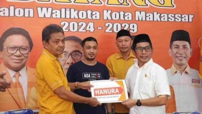 Maju Pilwali Makassar 2024, Rudianto Lallo Mendaftar di Hanura