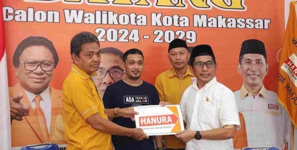 Maju Pilwali Makassar 2024, Rudianto Lallo Mendaftar di Hanura