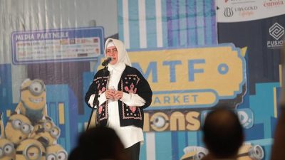 Dukung UMKM-Branding Kota Makan Enak, Indira Buka Bazar MTF Market di Makassar