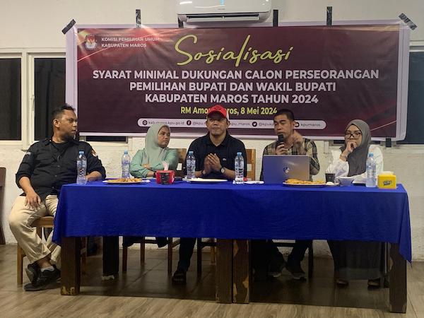 KPU Maros Buka Pendaftaran Calon Perserorangan, Cek Syaratnya!