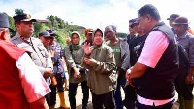 Mensos Risma Apresiasi Penanganan Bencana Banjir-Longsor di Sulsel