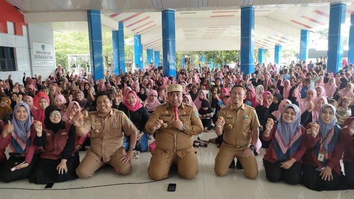 Tekan Angka Stunting di Maros, 500 Keluarga PKH Ikut Makan Telur