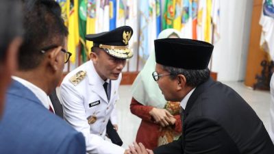 Danny Pomanto Hadiri Pelantikan Prof Zudan Arif Sebagai Pj Gubernur Sulsel