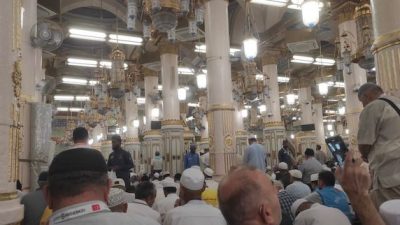 Jamaah Haji Kloter 8 Dapat Waktu Kunjungan Cukup Lama di Raudhah