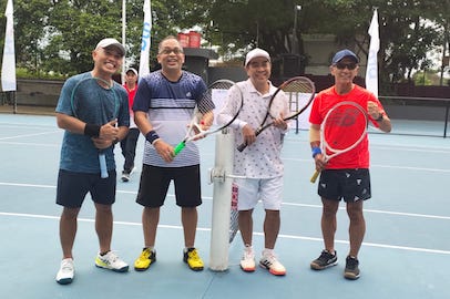 Lapangan Tenis Standar Internasional di Makassar Diresmikan